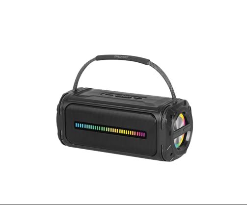 GADPRO Partymate 2.O Bluetooth Speaker | with LED Lights & Free Wireless Microphone | 30W Output