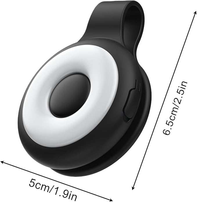 SUSHI Magnetic Mini LED Ring Light, Rechargeable Selfie Light for Phone, iPhone, Android, iPad, Laptop for Selfie/Video Conference/Zoom Call/Photography/Makeup/Picture (Black)