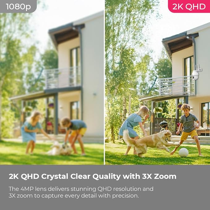 Beetel 4MP 3X Zoom QHD Wi-Fi CCTV Home Security Outdoor Camera|360° Pan Tilt|2-Way Talk|Motion Alert/Tracking|Night Vision|SD Card(Upto 256 GB),Alexa & Google Assnt|Onvif|CCO4