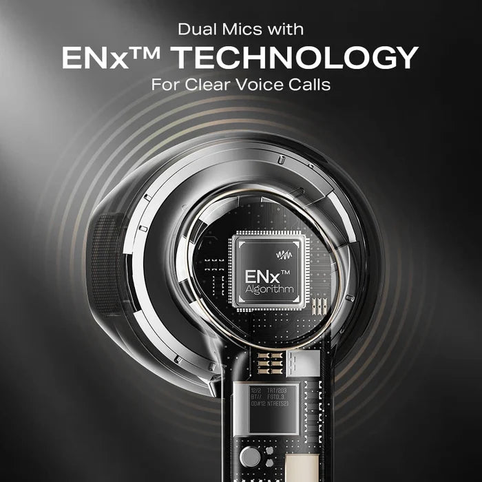 boAt Airdopes 138 Gen 2, 13mm Drivers, 70H Battery, ENx, Stream Ad Free Music via App Bluetooth (Carbon Black, In the Ear)