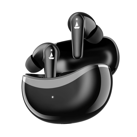 boAt Airdopes 131 Elite ANC, 32dB Active Noise Cancellation, 60HRS Battery, Ambient Mode, 4Mics ENx, Fast Charge, IPX5, v5.3 Bluetooth Earbuds, TWS Ear Buds Wireless Earphones with mic (Active Black)