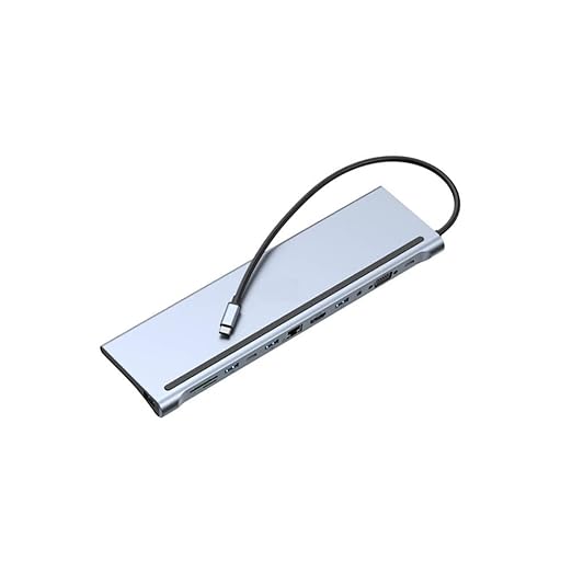 1Goal USB C Docking Station 12 in 1 Triple Display USB C Hub with 4K HDMI, VGA, DP, USB3.0/2.0 USB-C, Gigabit Ethernet,Card Slots Compatible with MacBook, Dell, HP, Lenovo Laptops.and Type C Devices.