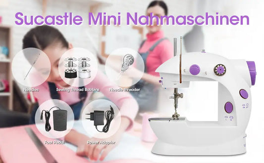 Shopping Redefined Mini Sewing Machine Sm-202 With Foot Pedal Bobbin And Adapter