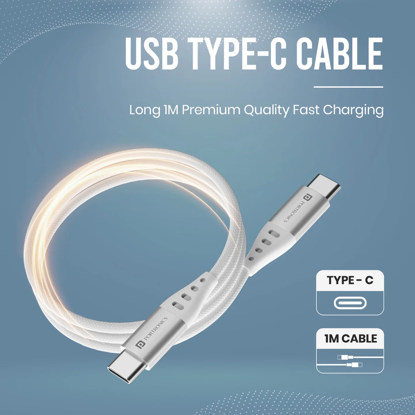 Adapto 25 Pro 25W Type C Wall Charger | Type C to Type C Fast Charging Cable |Type C PD Output | Over Charge Protection