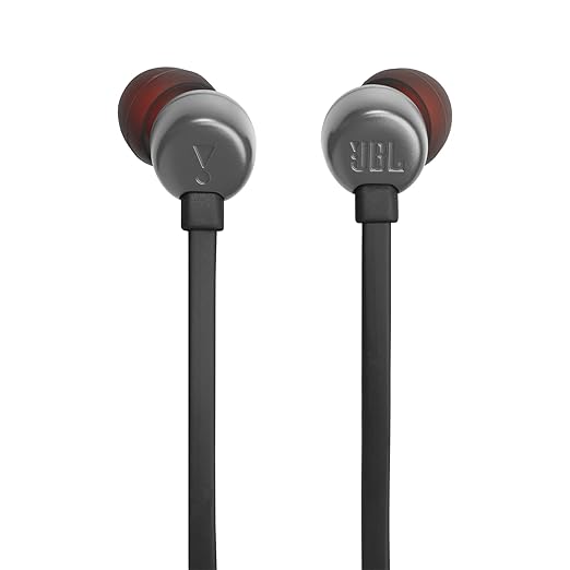 JBL Tune 310 Wired in Ear Type C Headphones, Hi-Res Audio with Digital-to-Analog Converter, 3-Button EQ Preset Remote with Microphone, Tangle-Free Flat Cable, Compatible with USB-C Devices (Black)