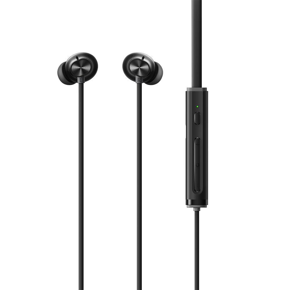 realme Buds Wireless 5 Lite in Ear Bluetooth Neckband with 12.4 mm Dynamic Bass Boost Driver,Upto 35 Hours Playback,45ms Low Latency,IP55 Dust & Water Resistant, Bluetooth V5.4 (Void Black)