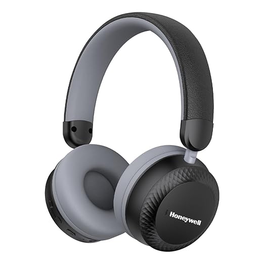 Honeywell New Launched Moxie V20 Bluetooth v5.4 On-Ear Headphones with Mic, ENC, 25H Playback, Deep Bass, IPX4, Aux, Stereo Sound, 40ms Low Latency Gaming Mode, Padded Cushion