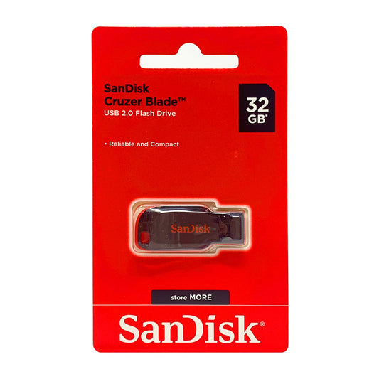 SanDisk Original Cruzer Blade 32GB USB Flash Drive