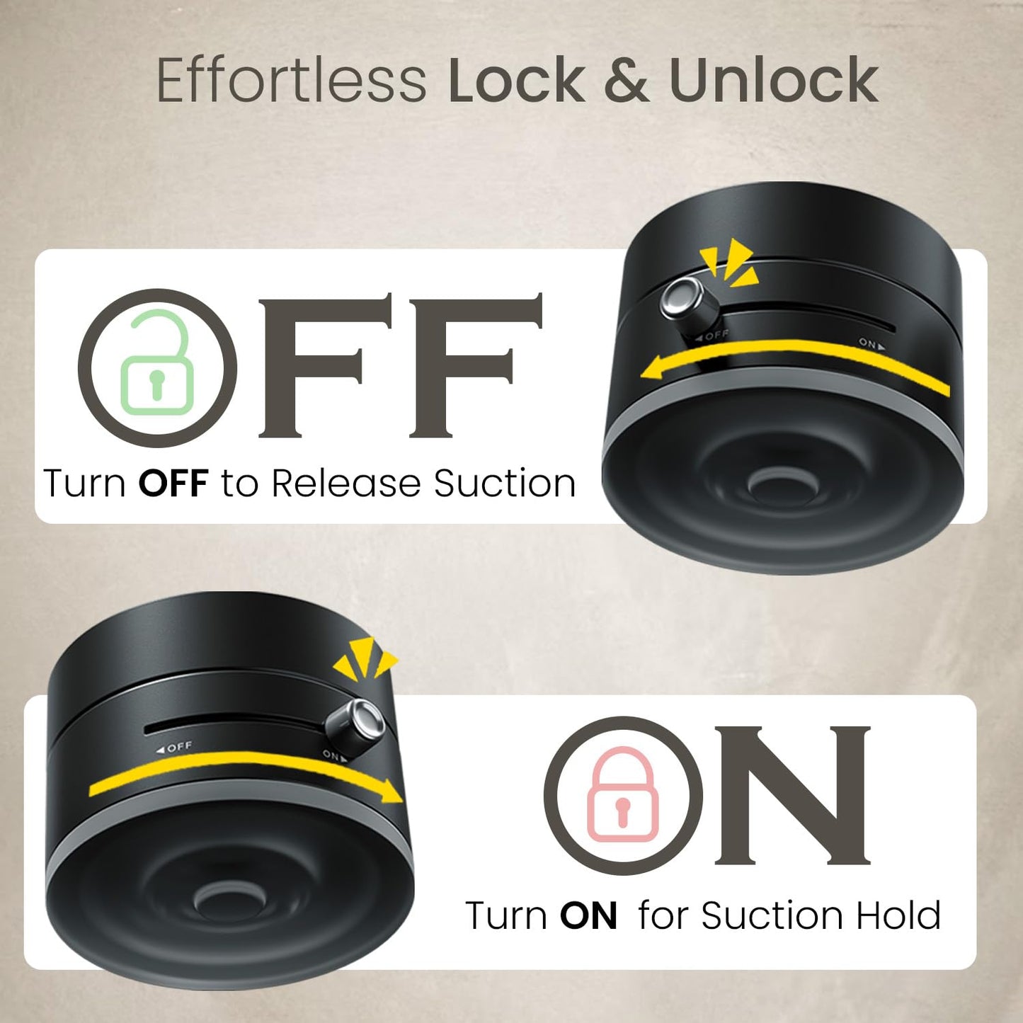 Portronics Hold X Magnetic Vacuum Suction Mobile Holder, Multiple Angle Adjustment, Retractable, Strong Magnetic Attachment, Compatible with iPhone & Android Phone for Car, Desk, Mirror, Glass(Black)