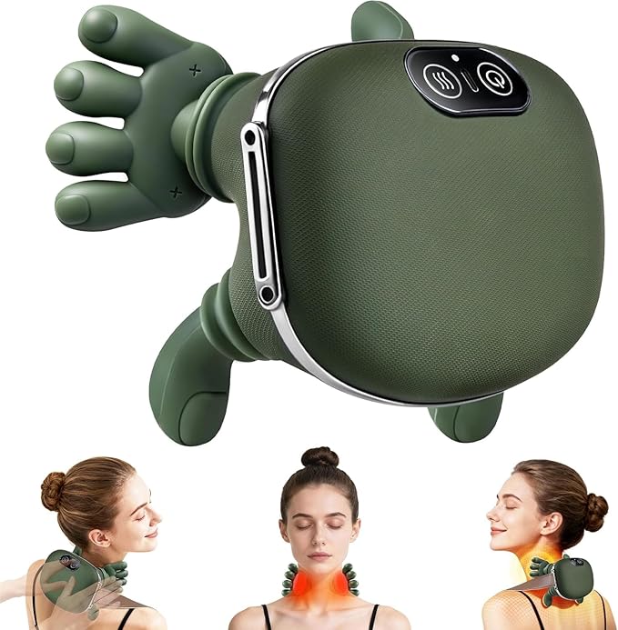 RODX Massager, Massage Machine For Body Pain, Head Massager For Scalp, Shoulder Massager, Scalp Massager, Heated Massager, Shoulder and Neck Massage, Pain Relief