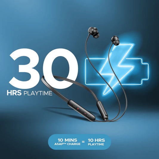 boAt Rockerz Summit Bluetooth  (Black, In the Ear),30 hours Playback,Dual Pairing,ENx technology for seemless calling