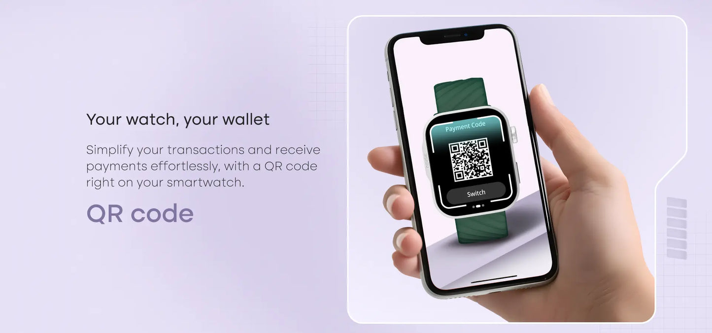 NOISE ColorFit Caliber 3 Plus Smartwatch, Bright and Brilliant 1.96 Amoled Display, Long-Lasting Battery