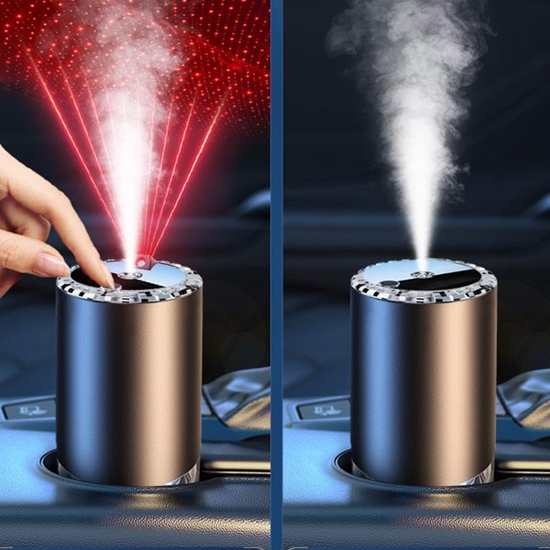 Rolls high quality Car Air Freshener Diffuser, Smart Projector Air Freshener - Oil Diffuser Long-Lasting Scent, Odor Eliminating Technology, Adjustable Intensity, Car Interior Accessories
