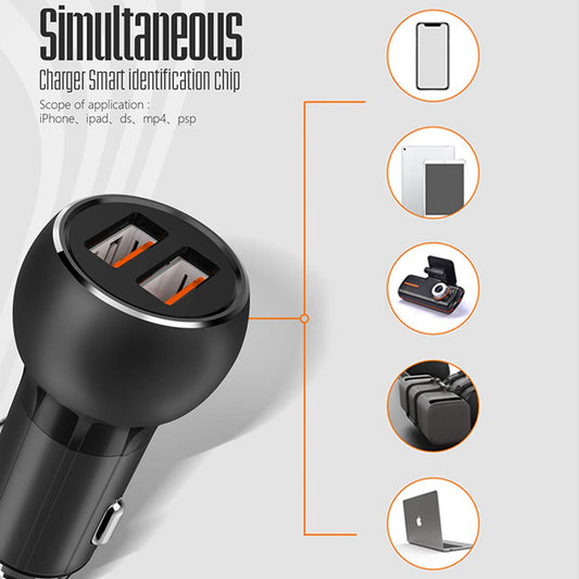 CAR CHARGER - LDNIO C503Q Multi-Protection DUAL Connect