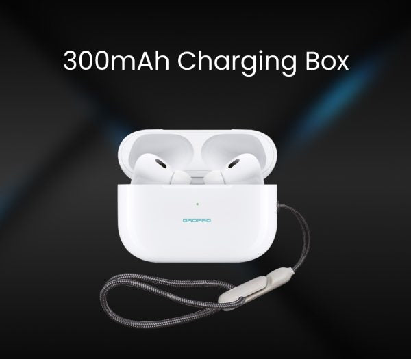 Gadpro Livepods T7 Earbuds with ANC Noise Reduction, Bluetooth 5.3, 300mAh Wireless Charging Case, Silicone Cover – TWS Earbuds for Calls & Music